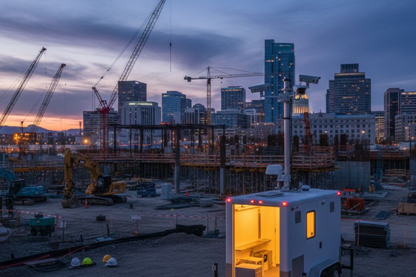 Top‍‌‍‍‌‍‌‍‍‌ 5 Benefits of Mobile Security Trailers at Construction Sites in Salt Lake City